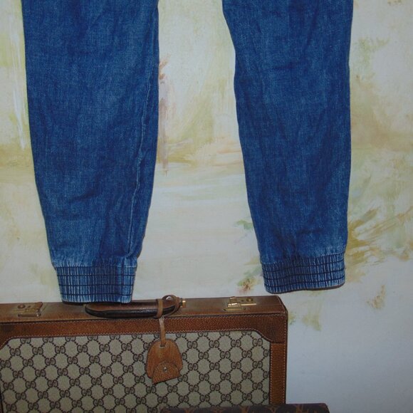 Wax Jean Premium Denim Joggers Jeans Womens Blue Boho Basic Capsule Wardrobe - Picture 8 of 9